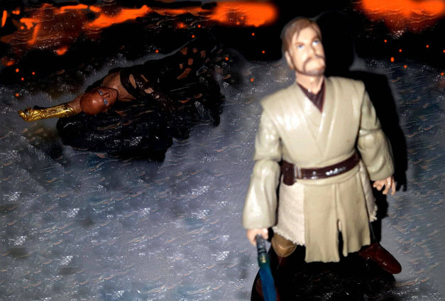 Obi-Wan Kenobi Figure Revenge of the Sith close up