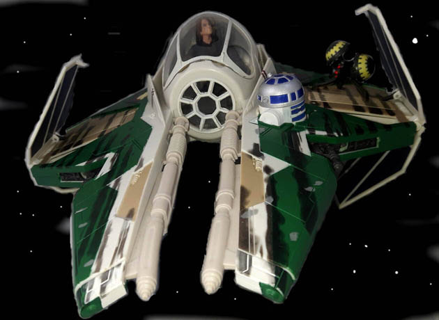 Anakin Skywalker's Jedi Star Fighter Battle of Coruscant