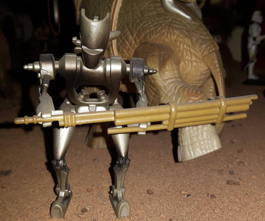 ASP-7 Figure (Labor Droid) Power of the Force front