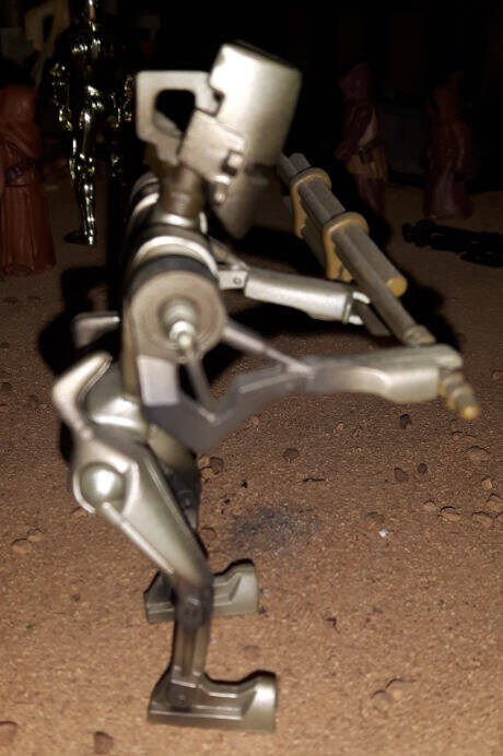 ASP-7 Figure (Labor Droid) Power of the Force side