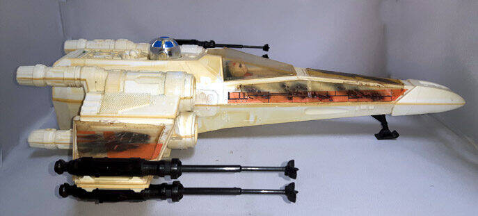 Battle Damaged X-Wing Fighter side view