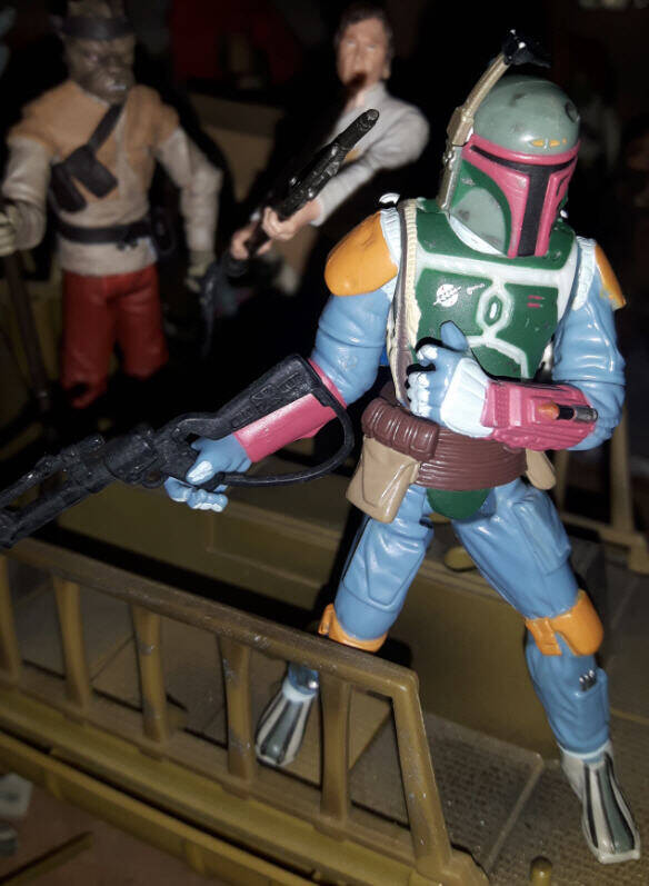 Boba Fett Figure Original Trilogy close up