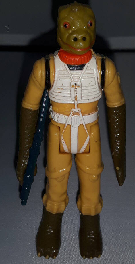 Bossk Bounty Hunter Figure Front Vintage Kenner