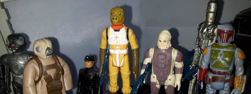 Kenner Bounty Hunters aboard Darth Vader's Star Destroyer