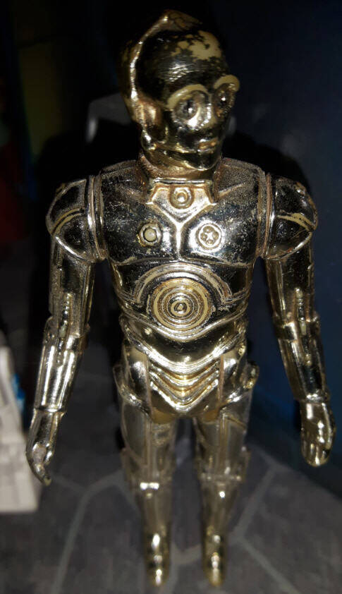 C3PO action figure Star Wars A New Hope fixed limb