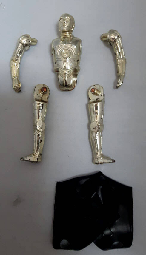 C-3PO removable limbs Kenner action figure