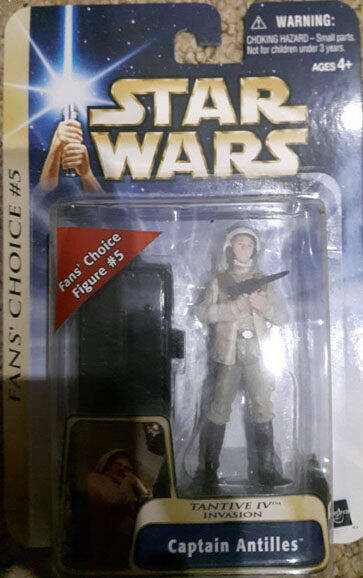 Captain Antilles figure on cardback