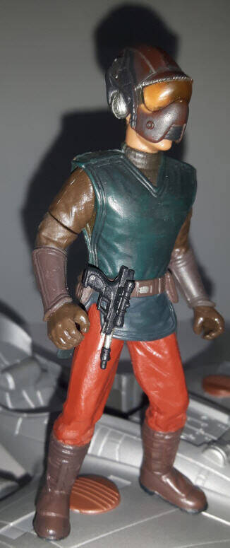 Captain Typho helmet on