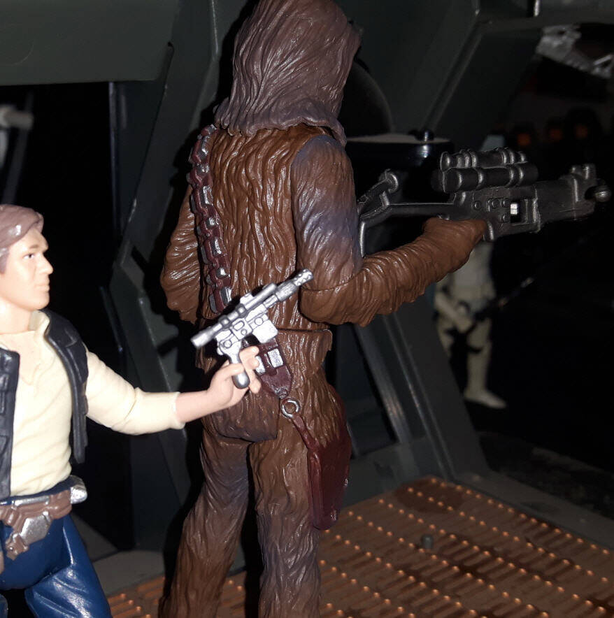 Chewbacca Figure Original Trilogy Collection with Han Solo