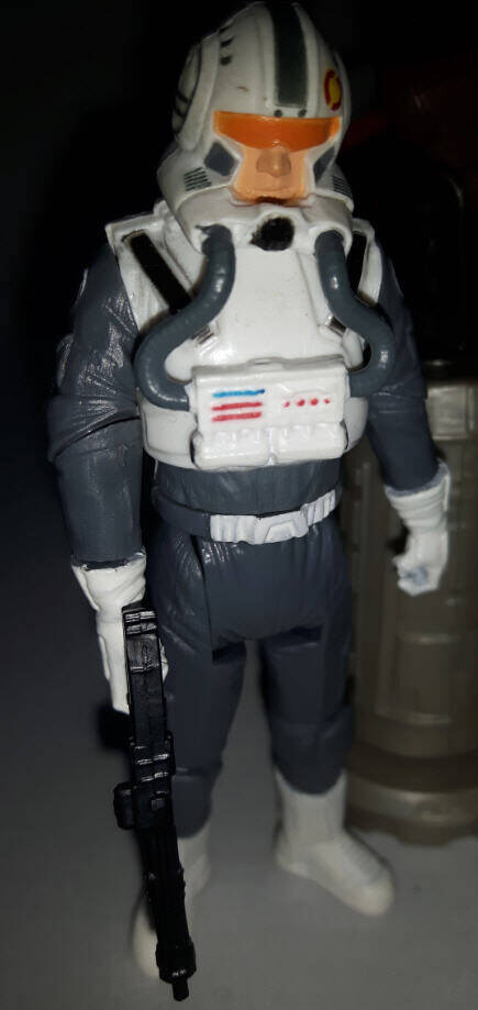 Clone Pilot Figure Firing Cannon front