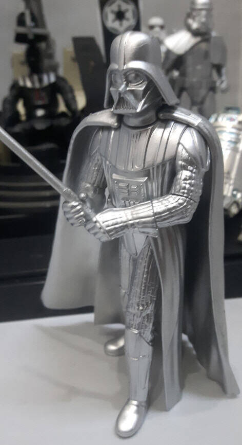 silver darth vader