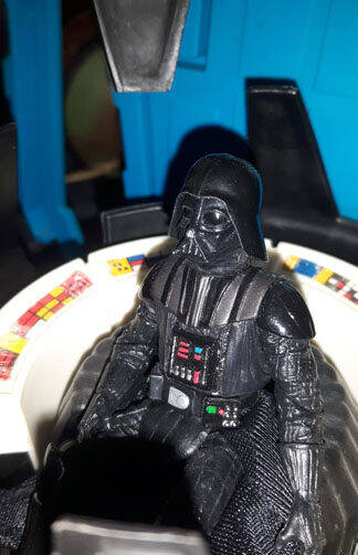 Darth Vader's Star Destroyer Playset meditation chamber