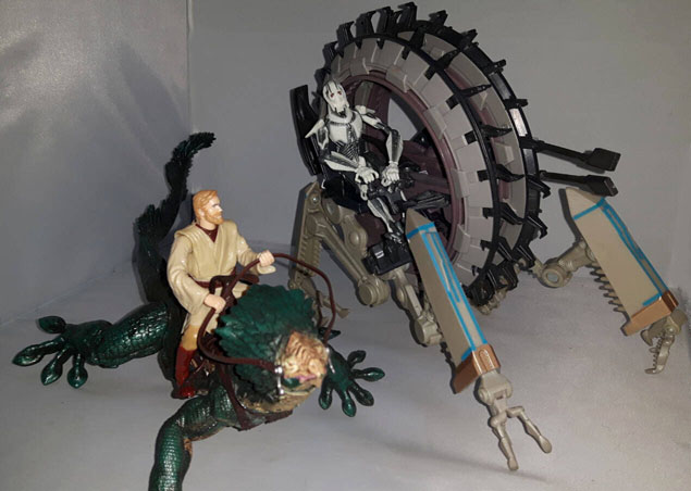General Grievous Wheel Bike and Boga Chase 1