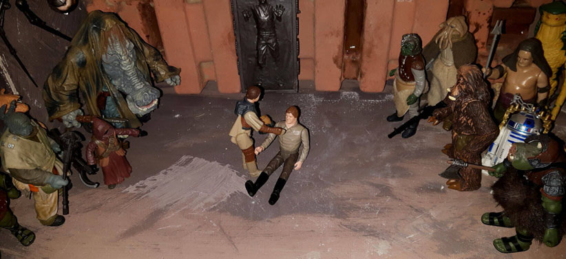 Han Solo Carbonite Last 17 figure