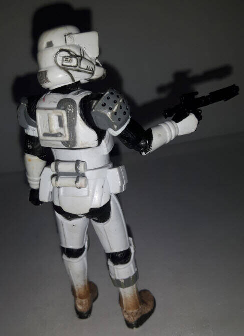Imperial Jumptrooper action figure rear