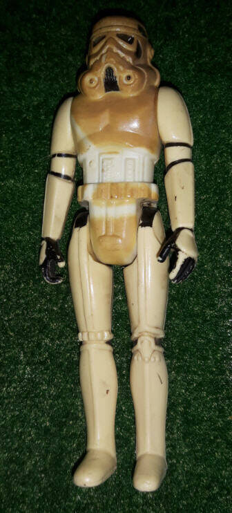Imperial Stormtrooper Figure Kenner smoke damage
