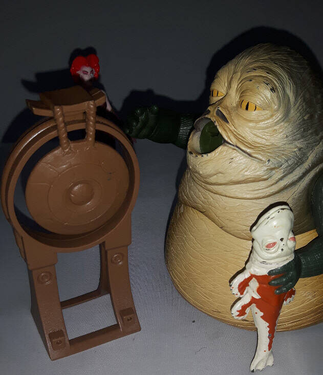 Jabba the Hutt with gong and Chuba