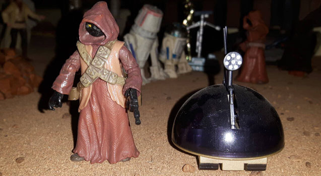 Jawa Figure with LIN Droid