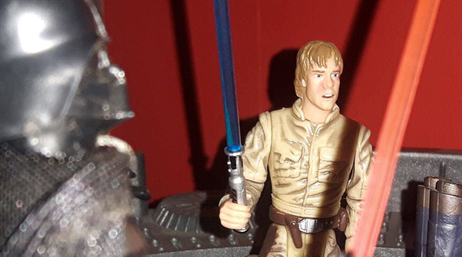 Luke Skywalker Figure bespin Duel Saga Series