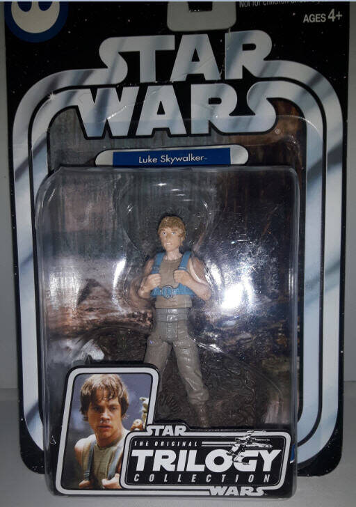 Luke Skywalker Figure Dagobah card back