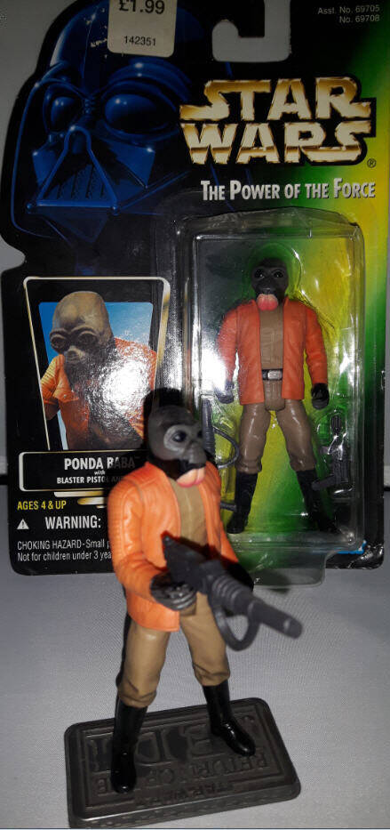 Ponda Baba Figure Power of the Force with cardback