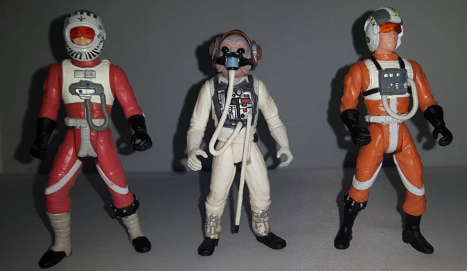 Rebel Pilots (Ten Numb, Wedge Antilles, Arvel Crynyd front