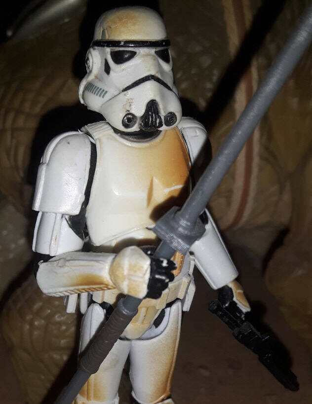 Sandtrooper Escape from Mos Eisley figure closeup