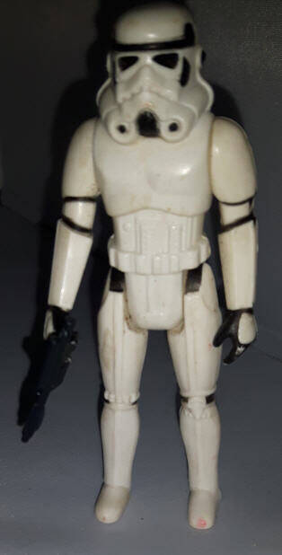 Imperial Stormtrooper Figure 1978 Kenner with blaster