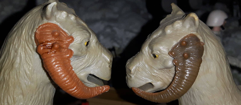 Kenner Tauntaun paint variations