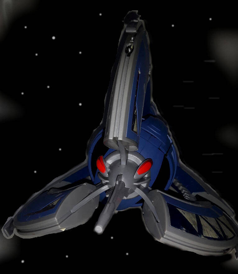 Droid Tri-Fighter in space
