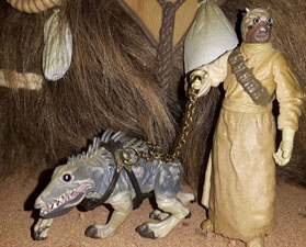 Tusken Raider with Massif action figure Saga Series