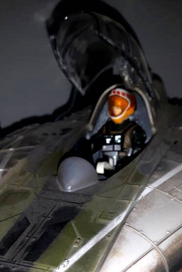 Tycho Celchu Figure A-Wing Cockpit